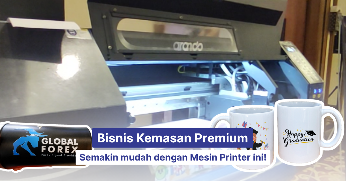 Bisnis kemasan premium dengan mesin uv dtf
