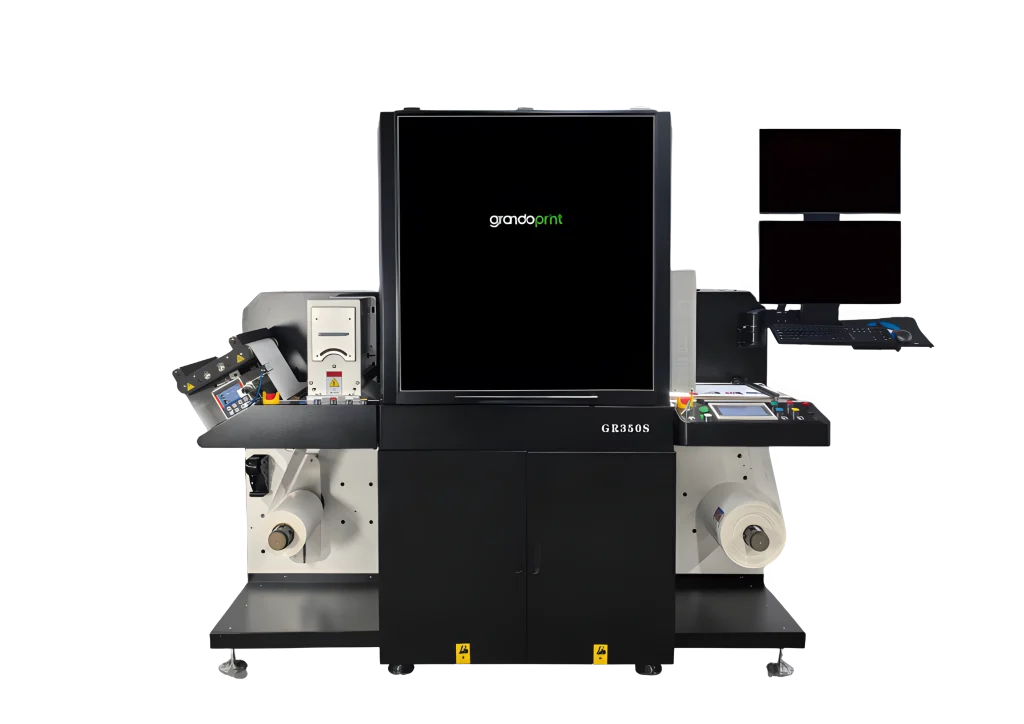 mesin uv cetak label grando gr350s