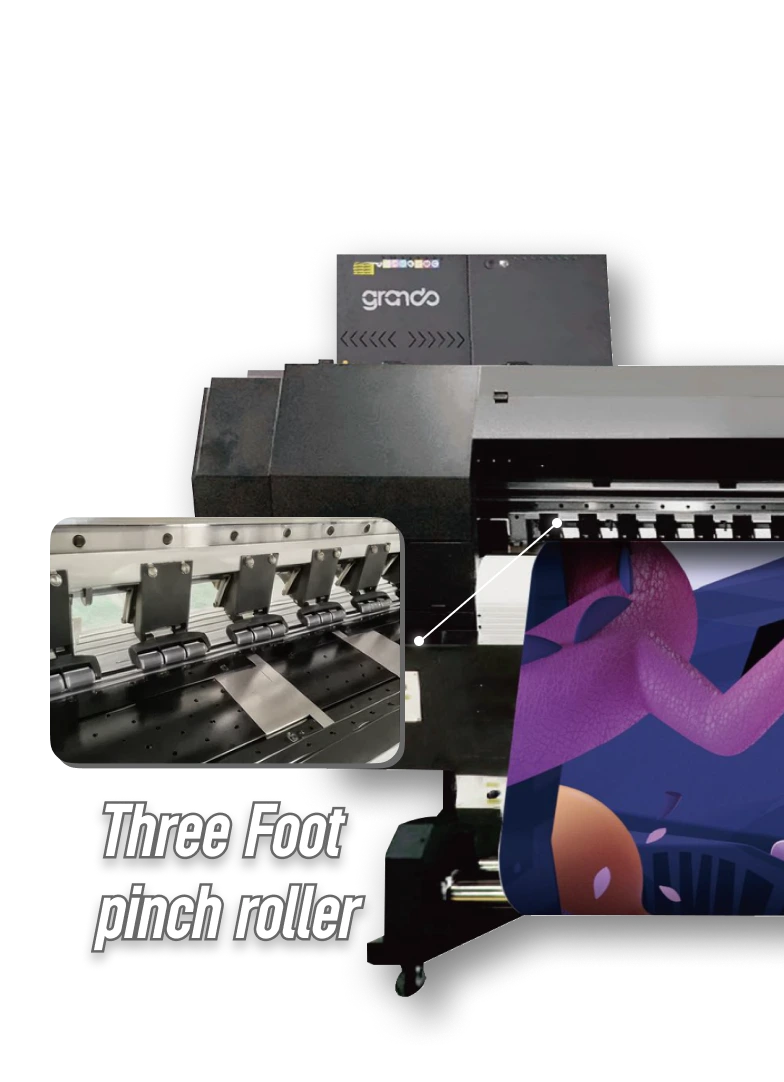 Three foot pinch roller