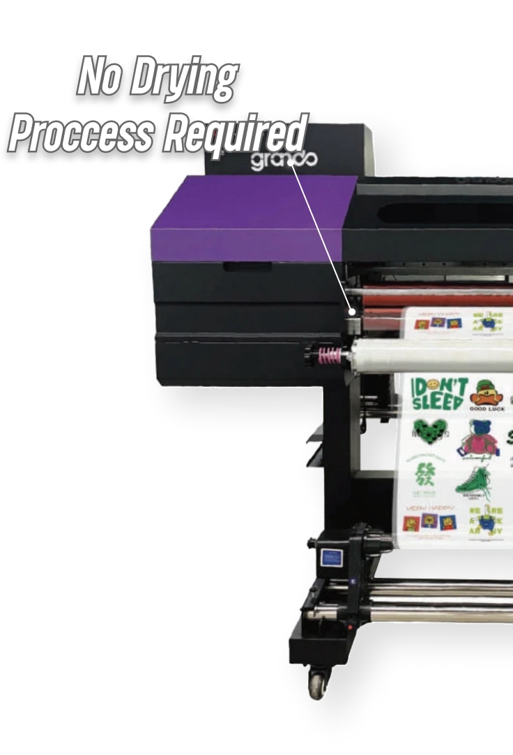 no drying proccess required