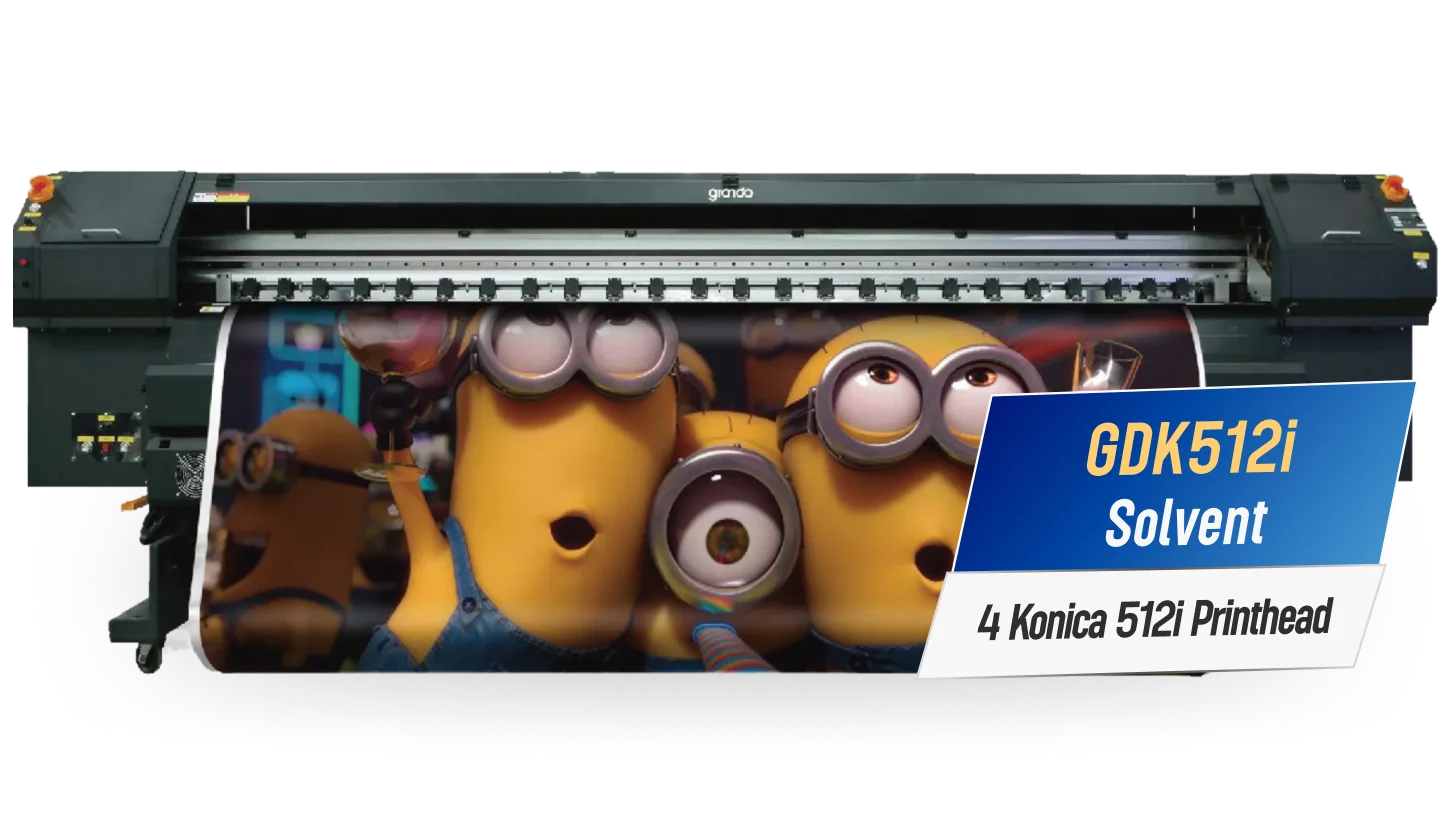 mesin digital printing solvent gdk512i