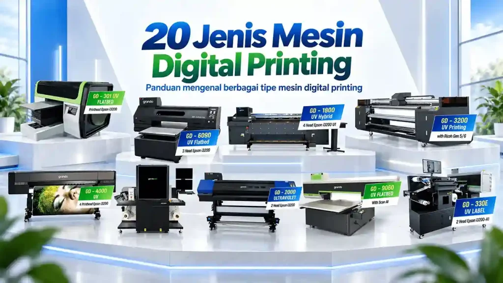 20 jenis mesin digital printing