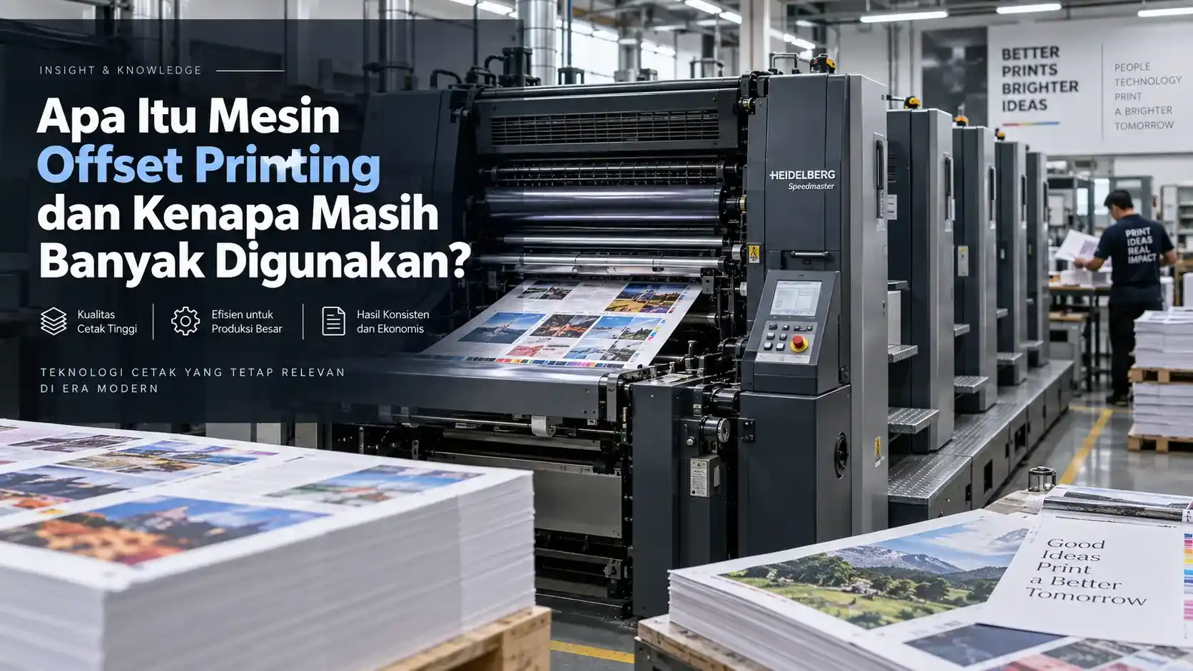 Apa Itu Mesin Offset Printing dan Kenapa Masih Banyak Digunakan