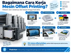 Bagaimana Cara Kerja Mesin Offset Printing