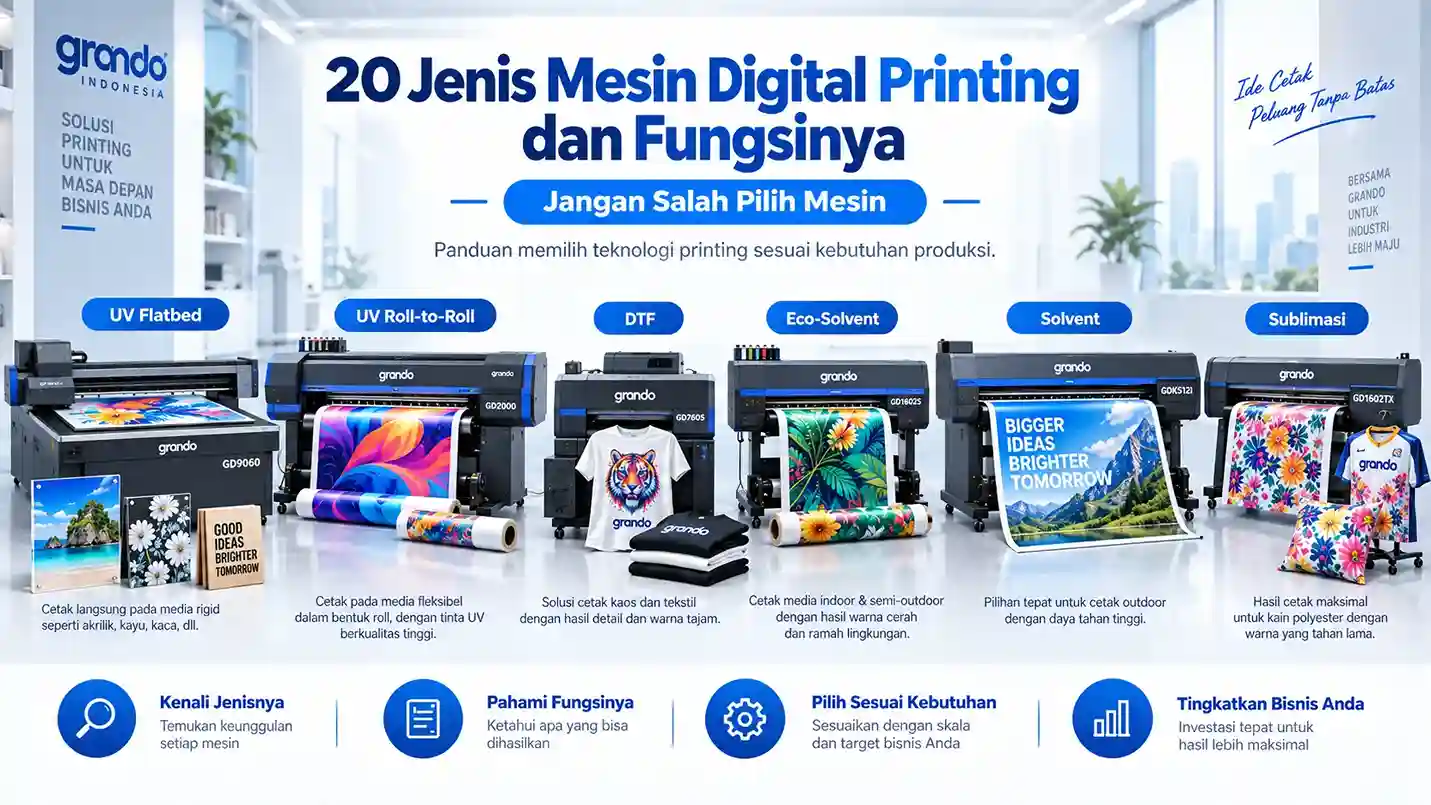 Jenis Mesin Digital Printing