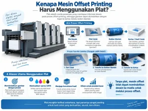 Kenapa Mesin Offset Printing Harus Menggunakan Plat