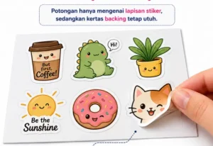 Kiss Cut Sticker Itu Seperti Apa