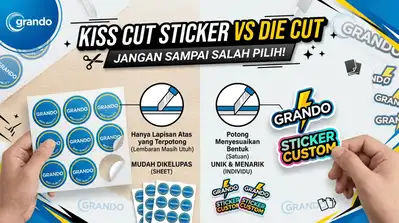 Kiss Cut Sticker vs Die Cut Jangan Sampai Salah Pilih!