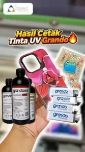 hasil cetak tinta uv grando