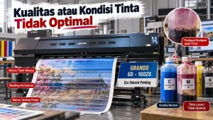 Kualitas atau Kondisi Tinta Tidak Optimal