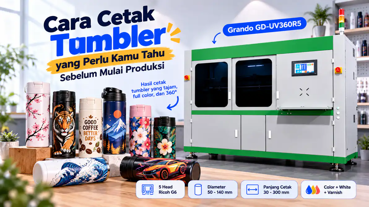 Cara Cetak Tumbler Profesional